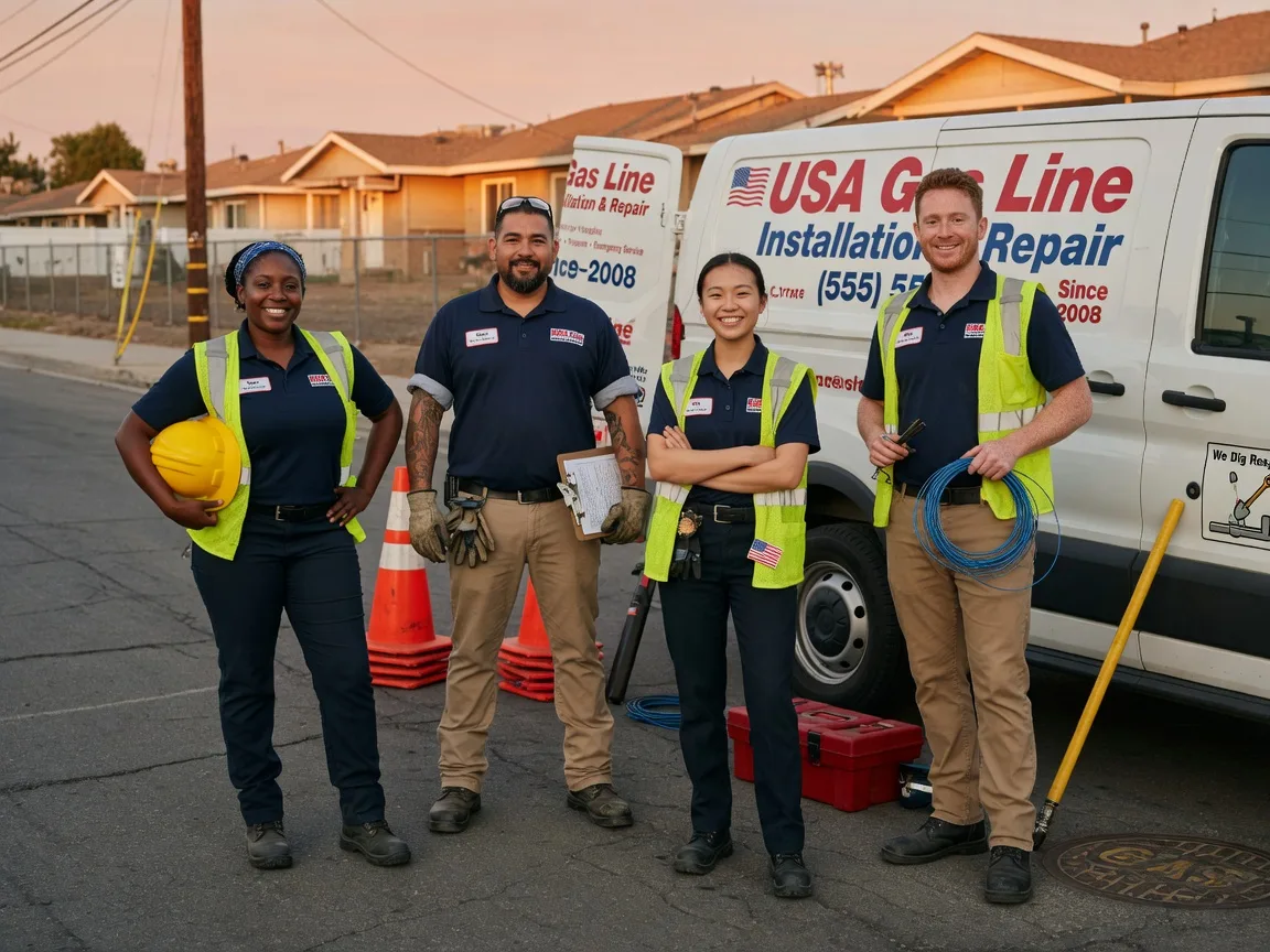 Gas Line Installation company in Brookston, TX